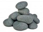 Камни для бани Хакасинтерсервис пироксенит "Черный принц" шлифованный, средний 5 кг