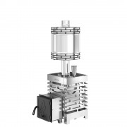 Печь для бани ASTON 12 INOX с баком на трубе 50л O115 (AISI 439)