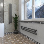 Дизайн-радиатор отопления Stinox Minori Design 17x120 черный матовый