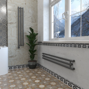 Дизайн-радиатор отопления Stinox Minori Design 17x120 оружейная сталь