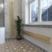 Дизайн-радиатор отопления Stinox Minori Design 17x180 золото сатин