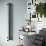Дизайн-радиатор отопления Stinox Capri Design 24x180 черный матовый