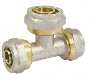 Тройник PROFACTOR никел. (Ц/Ц/Ц) 16