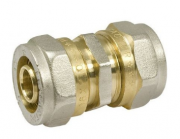 Фитинг PROFACTOR никел. прямой двойной (муфта Ц/Ц) 16