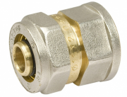 Фитинг PROFACTOR латунный никел. прямой/гайка (Ц/Г) 16x3/4"F