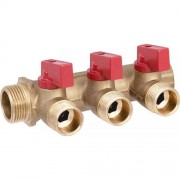 Коллектор Profactor латунный кованый ГxШ 3/4" х 1/2"М (5)