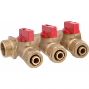 Коллектор Profactor латунный кованый ГxШ 3/4" х 16 (2)