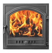 Дверка ВЕЗУВИЙ каминная 205 (Антрацит)