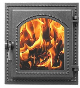 Дверка ВЕЗУВИЙ каминная 220 (Антрацит)