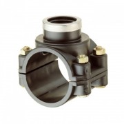 Седелка (врезка в трубу) для ПЭ труб 110*1/2 ВР