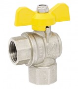 Кран шаровой PROFACTOR для газа 3/4'' в/в, ручка-бабочка