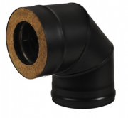 Сэндвич-отвод 90° Black Везувий