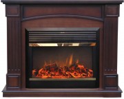 Каминокомплект BOSTON MB/JUP/SYM26/D28 с MOONBLAZE DELUXE-S BR LT