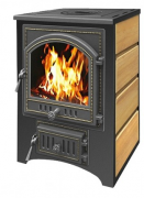 Печь-камин Везувий ПК-02 (205) с плитой песчаник 12 кВт