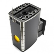 Печь для бани Термофор Гекла Inox БСЭ ЗК Иллюминатор антрацит НВ