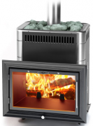 Печь для бани Термофор Витрувия Inox БСЭ ТО антрацит НВ
