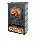 Печь-камин Везувий ПК-03 (224) с плитой талькохлорит 12 кВт