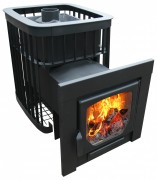 Печь для бани Варвара "Каменка" пан. дверь удл. топка