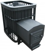 Печь для бани Варвара "Каменка" с контуром удл. топка