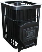 Печь для бани Варвара "Каменка" с контуром укор. топка