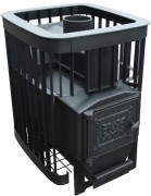 Печь для бани Варвара "Каменка Мини" с конт. укор. топка