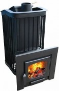Печь для бани Варвара "Терма Каменка Мини" с конт. панор.