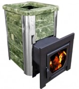 Печь для бани Варвара "Мини Сказка" обл. змеевик удл/т