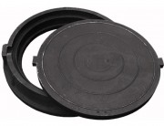 Люк полимерно-композитный тип "Л" чёрный