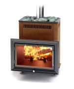 Печь для бани Термофор Витрувия II Inox БСЭ терракота