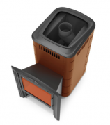 Печь для бани Термофор Тунгуска 2017 Carbon Витра терракота