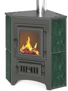 Печь-камин Везувий ПК-01 (220) угловой змеевик 9 кВт