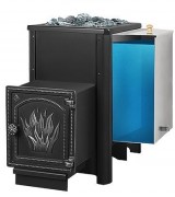 Печь для бани Везувий Сенсация 16 АКВА (ДТ-4) с баком 30 л