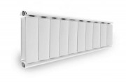 Алюминиевый дизайн радиатор SILVER S 300 (6 секций) нижнее подключение