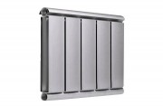 Алюминиевый дизайн радиатор SILVER S 400 темное серебро муар
