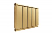 Алюминиевый дизайн радиатор SILVER S 400 золото муар