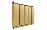Алюминиевый дизайн радиатор SILVER S 500 золото муар