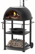 Садовая чугунная печь Везувий LEGENDA GARDEN с чугунным основанием