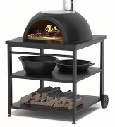 Садовая чугунная печь Везувий LEGENDA GARDEN с основанием из немецкого шамота