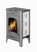 Печь-камин Бавария Оптима Незабудка