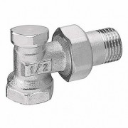 Кран радиаторный угловой запорный Ferro ZK2YE