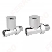 Комплект радиаторный прямой хром Ferro ZGB30CR