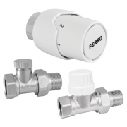 Термостатический комплект 1/2" прямой Ferro ZTM20