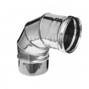 Колено 90° Ferrum 4 секции 0,5 мм