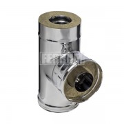 Сэндвич-тройник 90° Ferrum 0,8 мм нерж