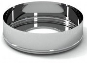 Заглушка нерж. (AISI 430/0,5мм) на сэндвич проходная