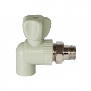 Кран шаровой радиаторный угловой ПП Kalde