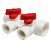 Коллектор ПП Kalde 2 выхода красный