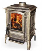 Печь-камин FireWay Bruno патина медь