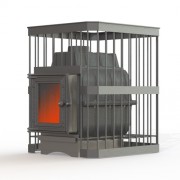 Банная печь FireWay ПароВар 24 сетка-прут (201) б/в