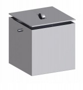 Бак Везувий нерж. 125 л под контур (прямоуг.)